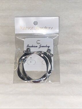 Fashion Jewelry Silver Twisted Hoop Earrings - Fashion Jewelry